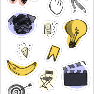 DANCE + ICONIC Sticker Sheet